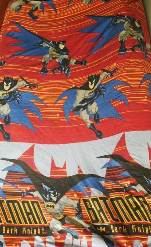 2 x Single Plus Duvet Covers with 2 x Matching Pillow Cases Batman Motif by Woolworths