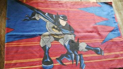 2 x Single Plus Duvet Covers with 2 x Matching Pillow Cases Batman Motif by Woolworths