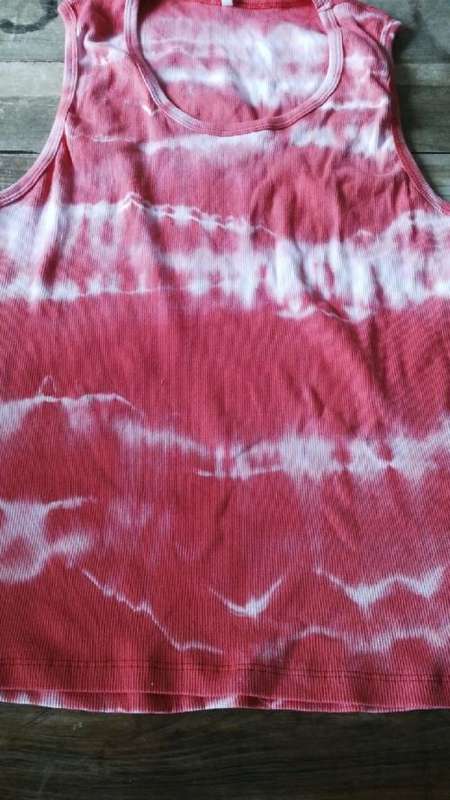 Mens Tie Dye Hippy Vests in blue purple and other colours, Size Medium, 4 available