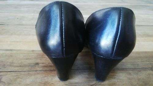 Black Slip on Formal Shoes by Froggie