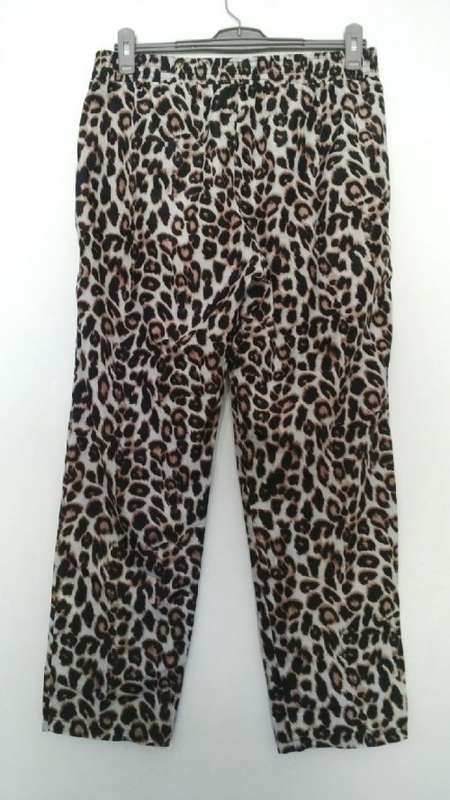 Leopard Print Silky Pants Size 16