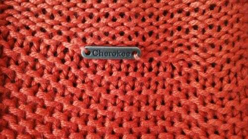 Ombre Jersey from Pink to Orange by Cherokee Size Medium