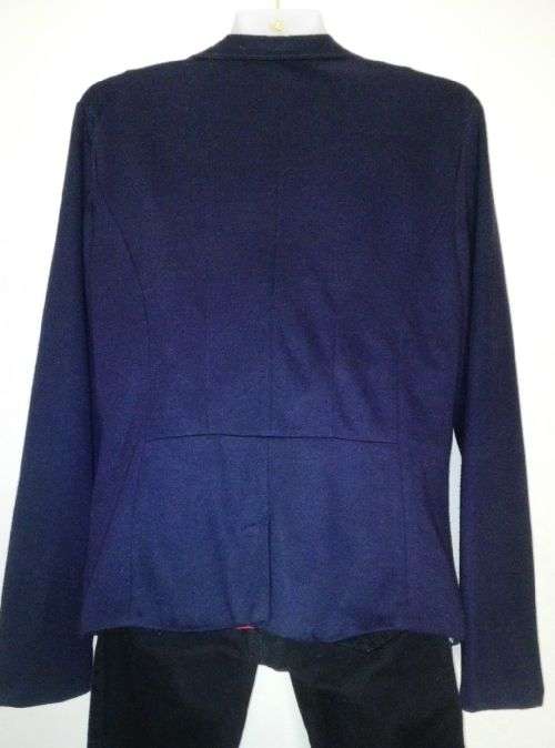 Navy Blue Soft Jacket by Network Size 14