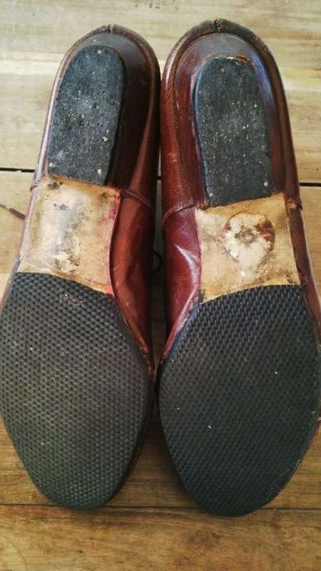 Brown Leather boots by Daniel Hechter