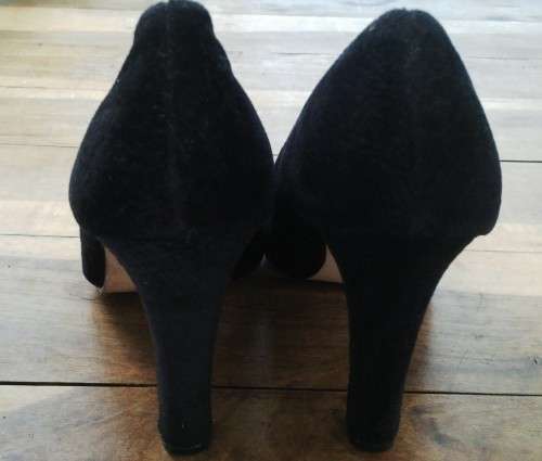Black Court Shoes Size 6