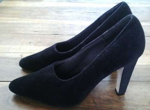 Black Court Shoes Size 6