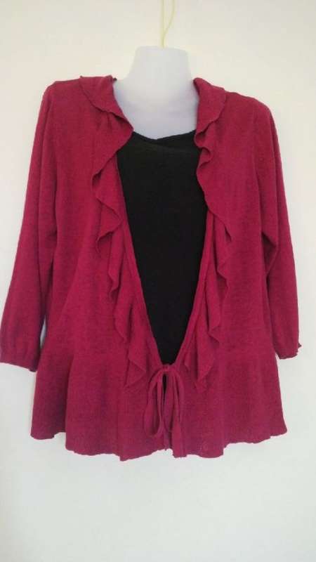 Cerise Pink Cardigan by Woolworths Size Large