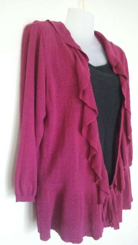Cerise Pink Cardigan by Woolworths Size Large