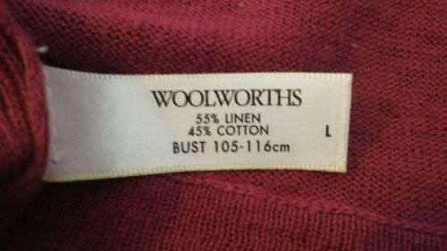 Cerise Pink Cardigan by Woolworths Size Large