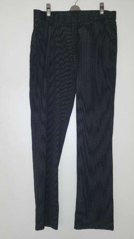 Black Pinstripe Suit Pants 32 inch waist By Markham