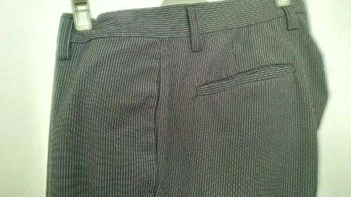 Black Pinstripe Suit Pants 32 inch waist By Markham