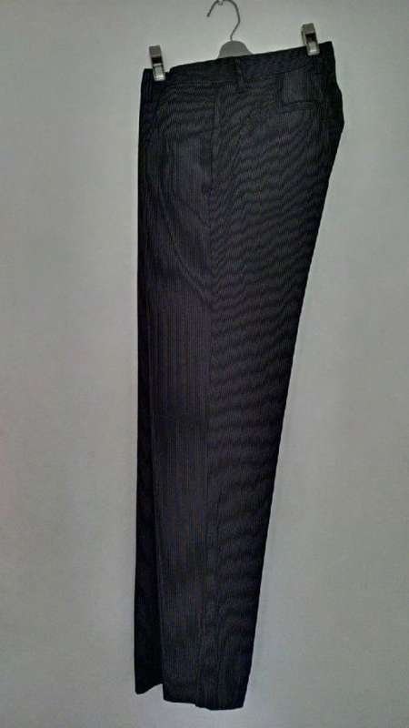 Black Pinstripe Suit Pants 32 inch waist By Markham
