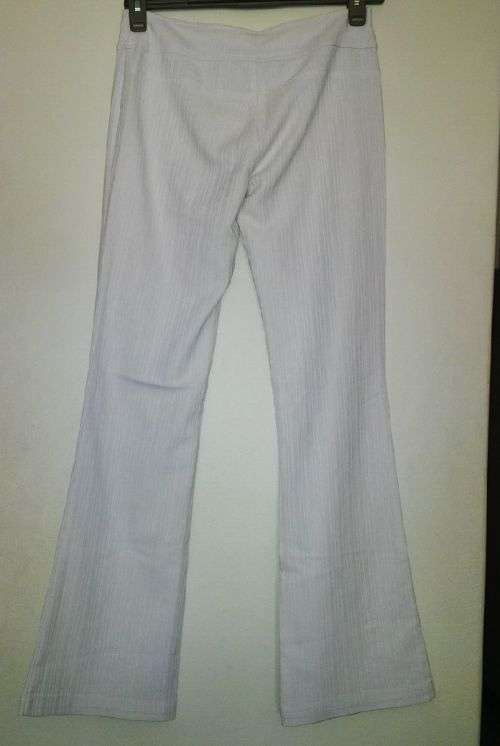 White Hipster Flared Pants  Size 8