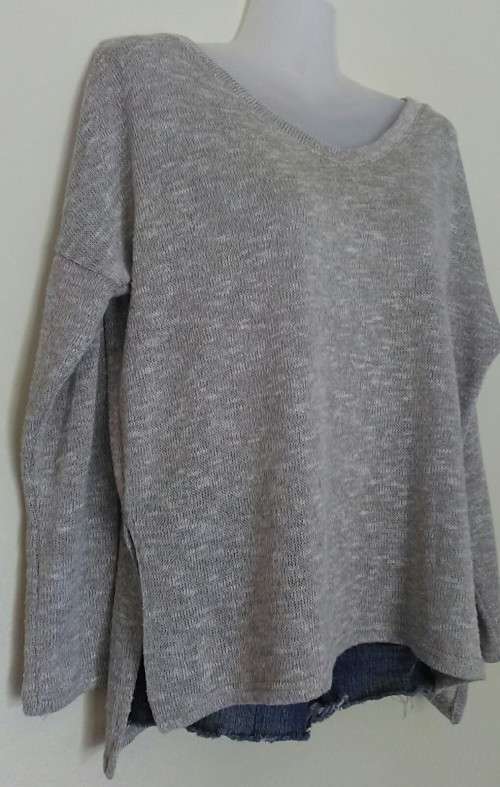 Fine Knit Beige Jersey By Real Clothing Size Large