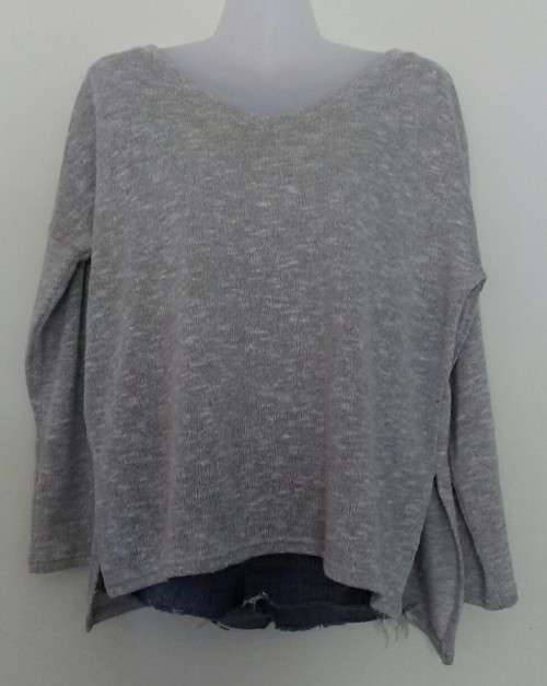 Fine Knit Beige Jersey By Real Clothing Size Large