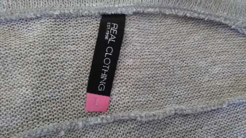 Fine Knit Beige Jersey By Real Clothing Size Large