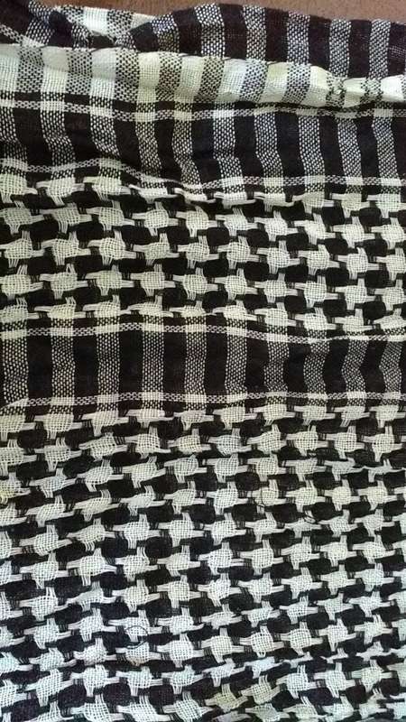 Black and White Scarf