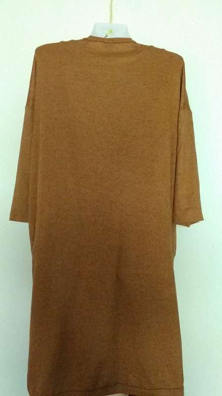 Brown Long LEngth Cardigan By Polo Company Size Large