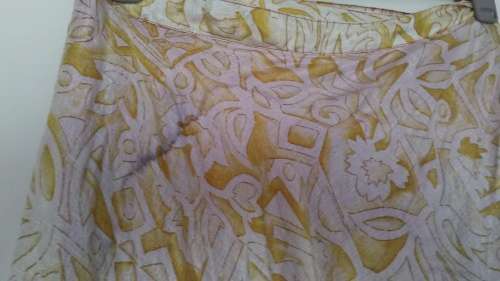 Gold/ yellow  Silky Wraparound Long skirt