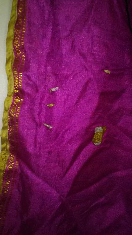 Gold/ yellow  Silky Wraparound Long skirt