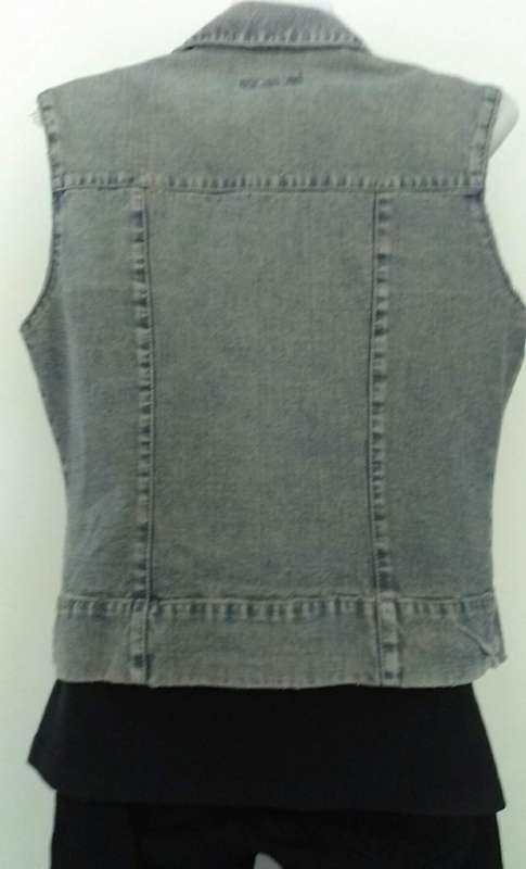 Sleveless Denim Jacket By Sisssy Boy Size Medium