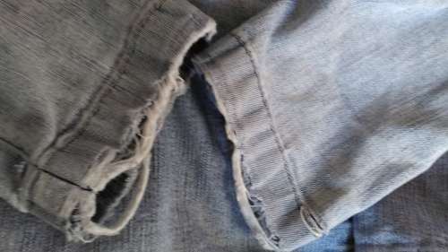 Bleached abd Distressed Denim Jacket Size 12