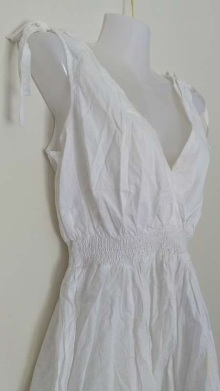 White Mini Dress by Miladys Size 10