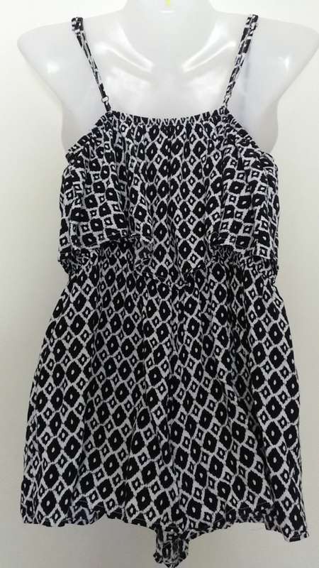 Black and white Romper from Cottton On Size Small