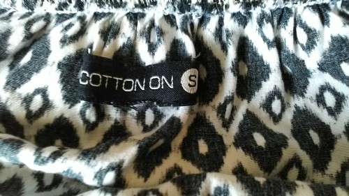 Black and white Romper from Cottton On Size Small