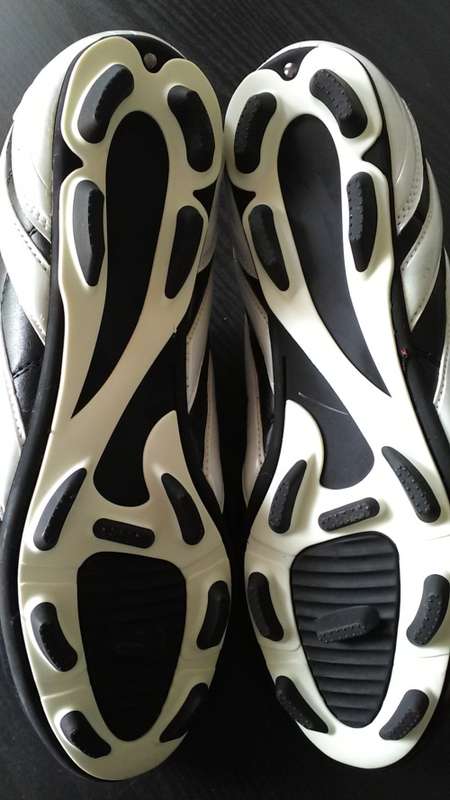 Patrick Black and white Soccer Boots size 10