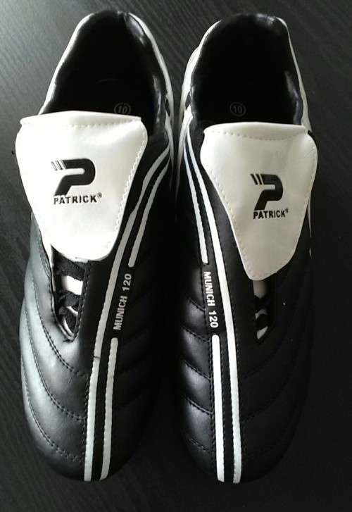 Patrick Black and white Soccer Boots size 10