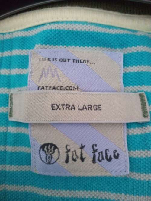 Mens Polo Shirt by Fat face Size XL