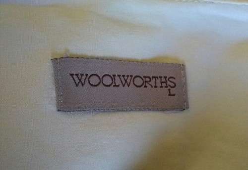 White fitted Shirt by Woolworths Size 14