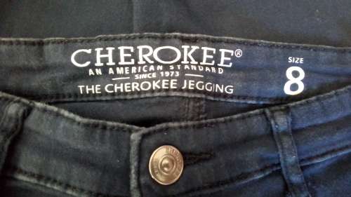 Blue Jeggings by Cherokee Size 8