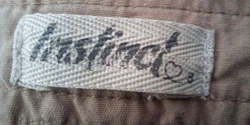 Beige Cutoff Hipsters by Instinct Size 8