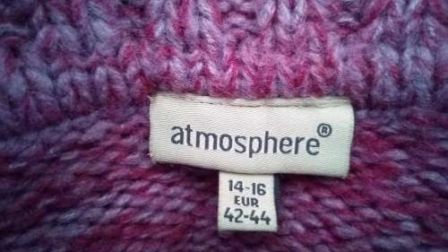 Warm  and Cozy Pink Jersey Size 14-16