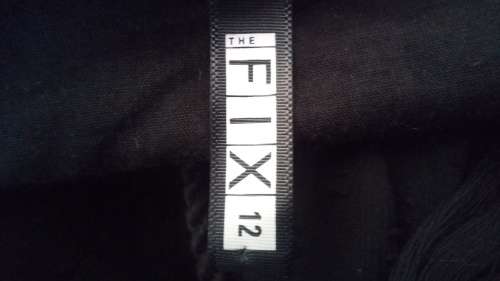 Black top with Embroidery and Sequin detail by The Fix size 12