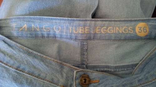High Waist Stretch Jeans By Tango Size 36