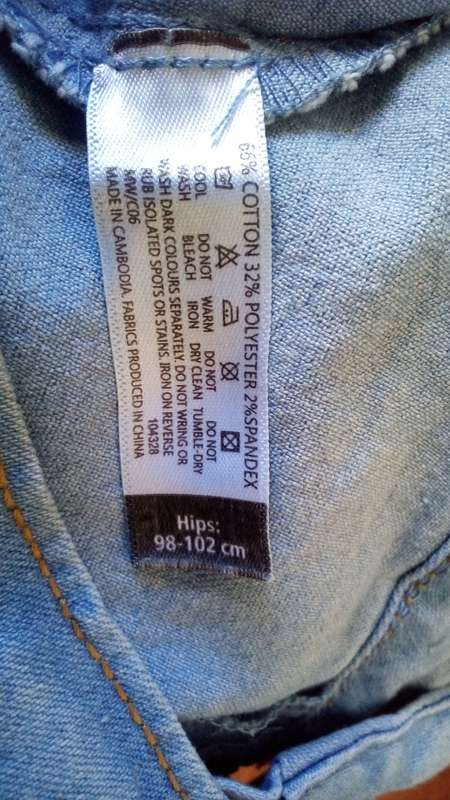 High Waist Stretch Jeans By Tango Size 36