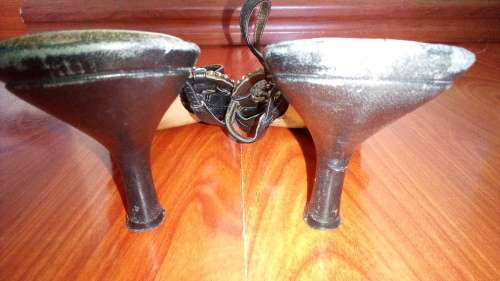 Leather Sandals with Marcasite  Detail  by Nine West Size 8.5
