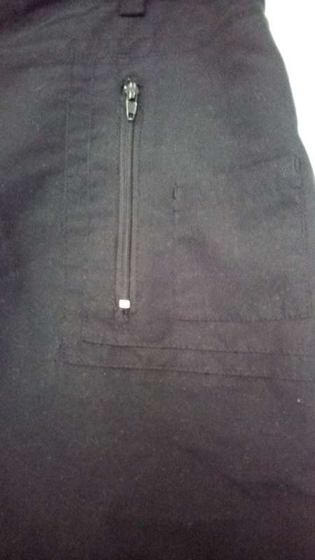Black Mini Skirt Cargo Style Size 12