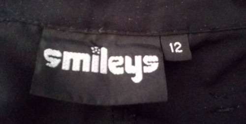 Black Mini Skirt Cargo Style Size 12