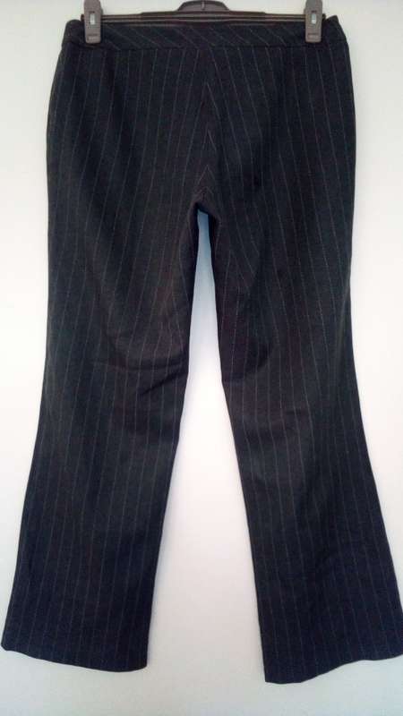 Brown Pinstripe Trousers by Kelso Size 14 / 38