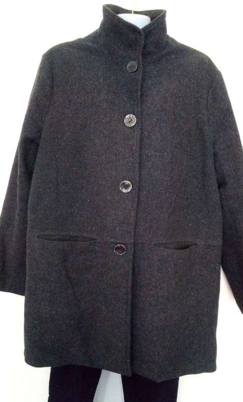 Awesome Grey Warm Wool Mix Winter Coat by Truworths Size 36