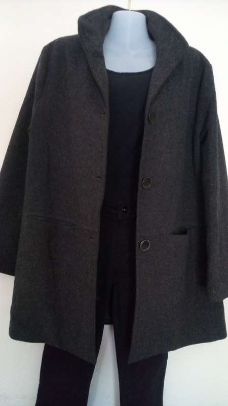 Awesome Grey Warm Wool Mix Winter Coat by Truworths Size 36