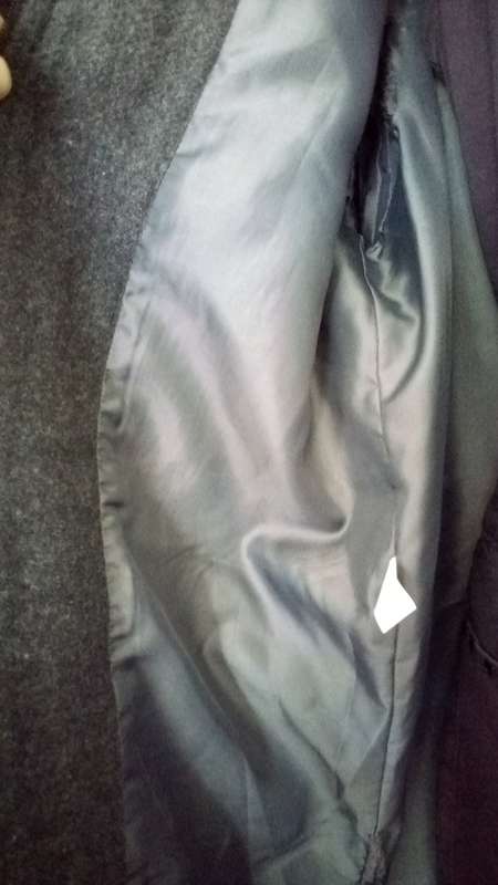 Awesome Grey Warm Wool Mix Winter Coat by Truworths Size 36