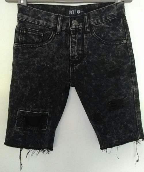 Boys Black Shorts by RT Age 9-10
