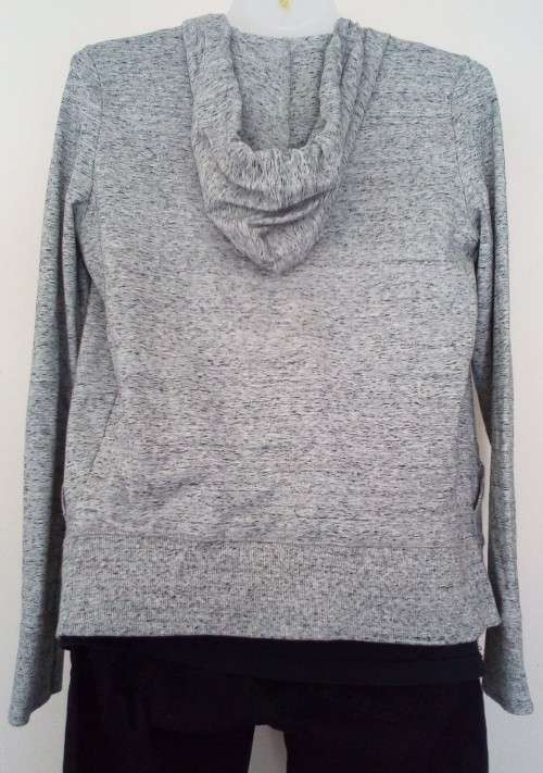 Grey Hooded Jacke with Zip by Woolworths