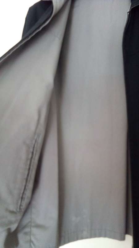 ***Sale*** Mens Black Zip Front Jacket By Docklands Classic Size Medium