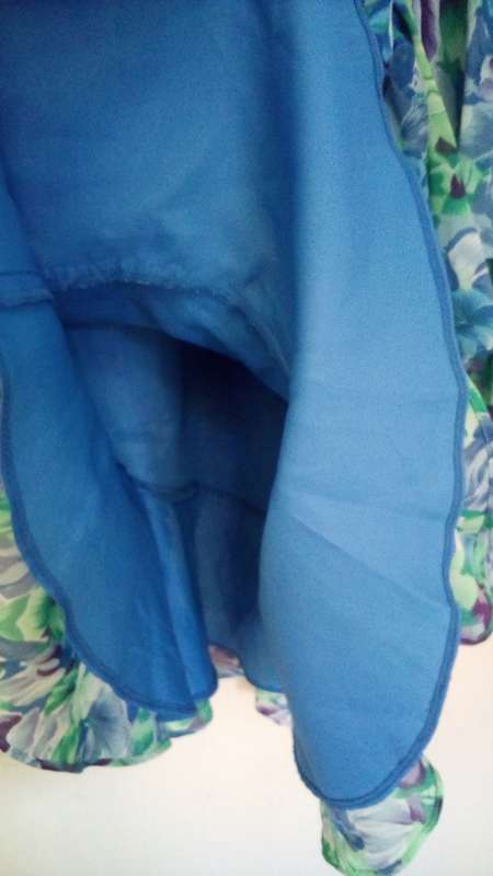 Blue, Green and Purple Party Dress by Truworths size 36
